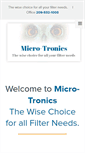 Mobile Screenshot of micro-tronics.net