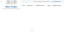 Tablet Screenshot of micro-tronics.net